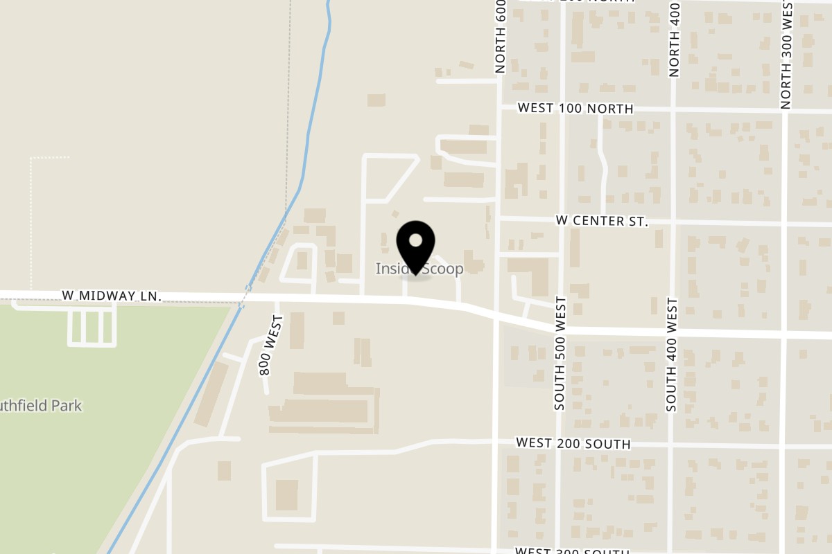 Map showing the location of Lupita's Valley on 650 W 100 S 10 10 in Heber City
